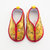 新款儿童款百子套脚纯手工千层底高品质民俗产品(16码（内长14.5cm） 黄单鞋)第2张高清大图