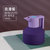 几何保温水壶 家用大容量水壶便携热水壶不锈钢个性保温水壶北欧风简约(紫色 1200ML)