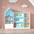儿童书架绘本架实木幼儿园宝宝收纳置物架落地书柜玩具收纳柜家用(杏色)