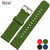 卓磊硅胶表带 简约时尚运动橡胶表链 针扣 适配moto360 42mm表盘 男女情侣手表表带配件 20mm(绿色 20mm)