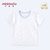 小米米minimoto男女宝宝棉圆领开肩短袖上衣T恤家居服(匹印花（蘑菇） 80cm（9-18个月）)