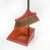 创简坊（CJIANFF）软毛扫把扫帚不锈钢杆大号扫地笤帚簸箕塑料单个扫把(红棕色扫把簸箕2件套)