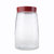 北斗正明玻璃泡菜坛子辣白菜腌制罐密封罐玫瑰花柠檬蜜水果酵素玻璃瓶子(1800ML)