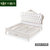 卡富丹 法式实木床 欧式1.8米双人床简欧真皮软靠白色大床主卧室奢华婚床T5902
