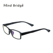 Mind bridge 防蓝光眼镜框TR防辐射眼镜 男女款时尚大框护目镜802(黑色)