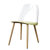 餐椅 欧式北欧设计师创意餐厅椅咖啡厅设计师实木椅休闲椅 椅子(绿色)