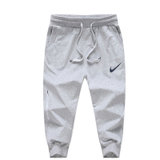 耐克Nike运动裤男款夏季舒适休闲针织时尚七分短裤跑步裤(灰色)