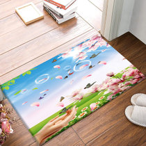 卧室3D地毯印花爬爬垫行地毯卧室可定制客厅家用进门地毯地垫定制(4)