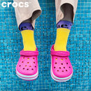 Crocs洞洞鞋 卡骆驰夏季贝雅卡骆班情侣男女沙滩凉鞋|205089(肉粉色/糖果粉 36)