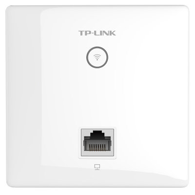 TP-LINK TL-AP1202GI-POE AC1200M双频全千兆86型入墙式无线面板式AP无线接入点PoE供电(天蓝色)