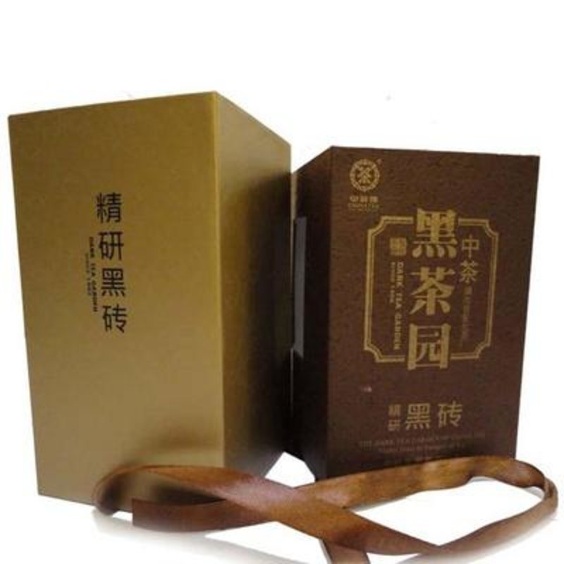 中茶黑茶园 安化 黑茶 湖南特产黑砖坨礼盒300g