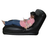 intex68585午睡充气沙发懒人单人沙发床卧室时尚创意休闲折叠椅子靠背沙发(本款+脚泵+修补套装 新)