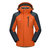 TECTOP 男款冲锋衣两件套保暖防寒防雨 JW5163(橘红/深灰 L)