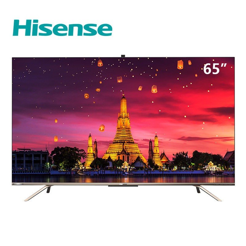 海信(hisense)65e52f 65英寸4k超清全面屏智能语音升降摄像头memc平板