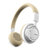森麦 蓝牙耳机头戴式重低音 运动手机无线音乐耳麦通用 白色(黄色)