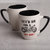 Plazotta 时尚随意马克杯 情侣水杯大陶瓷杯创意办公咖啡杯01298 01299(摩托车)