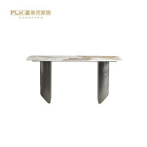 富莱克岩板轻奢餐桌现代简约家用小户型长方形经济型北欧餐桌椅组合[SF2-907餐桌](默认 1600*800*750)
