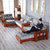 传世古韵 C18号水曲柳实木沙发组合 转角贵妃木沙发 现代中式客厅家具木质沙发(图片色 整套)