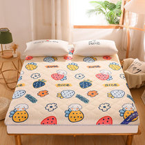 新款儿童卡通印花床垫软垫家用榻榻米床褥子学生宿舍单人海绵垫(草莓姑娘)