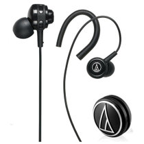 铁三角(audio-technica) ATH-COR150 入耳式耳机 音质出色 运动防汗 音乐耳机 黑色
