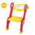 婴幼儿童坐便器阶梯式马桶梯男女宝宝座便椅凳加厚可折叠加大号(黄+红硬垫)