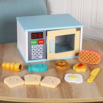 儿童玩具木制过家家仿真过家家厨房玩具套装玩具 全款6件套(微波炉 默认版本)