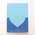 【50个装】爱心贺卡小卡片韩版节日用高档感谢留言卡创意生日贺卡(深蓝色（10张）)