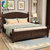 亚格林 美式 床 1.5m1.8米单双人床卧室简约婚床高箱储物家具(床)