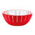 意大利 Guzzini进口花瓣小吃沙拉碗创意水果盘果篮食物盘 国美厨空间(红 25CM)