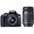 Canon 佳能单反相机 EOS1300D(EF-S18-55mm/55-250mm) 内置wifi 黑双镜头