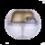 usb光影加湿器 迷你水晶夜灯 小型投影加湿器 静音家用办公室卧室usb创意空气增湿器可爱卡通  500mL(金色)(500mL)
