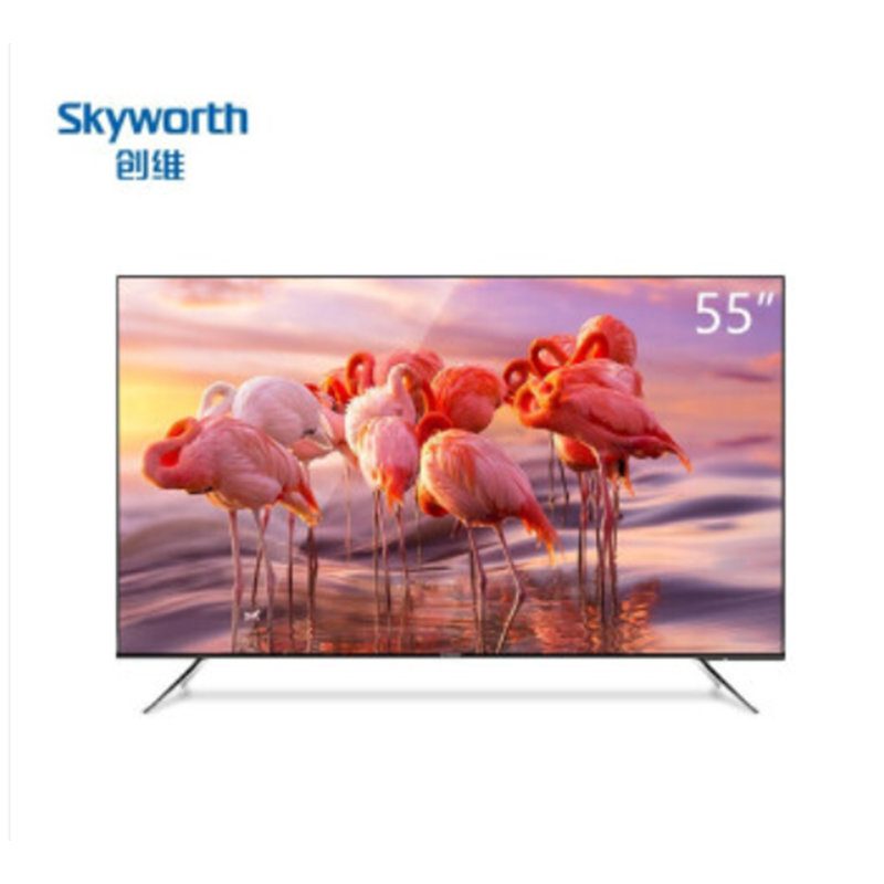 创维skyworth55g50g504k超高清全时ai语音hdr网络智能液晶平板电视机