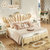 拉斐曼尼 GFA008 欧式全实木床双人床1.8米皮艺家具公主床高端婚床主卧床(香槟金 床)