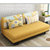 TIMI 现代沙发 沙发床 布艺沙发 可折叠沙发 多功能沙发 客厅沙发(橘黄色 1.2米)