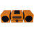 雅马哈 （YAMAHA）MCR-042 CD 收音扩音机 智能 闹铃 USB接口（iPod / iPhone 连接播放 USB接口  闹钟功能）（橙色）