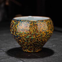 凯斯唯嘉 陶瓷主人杯福州漆器大漆冰花茶杯手工传统茶具单杯冰裂青瓷 款式4 图片(款式4 默认版本)