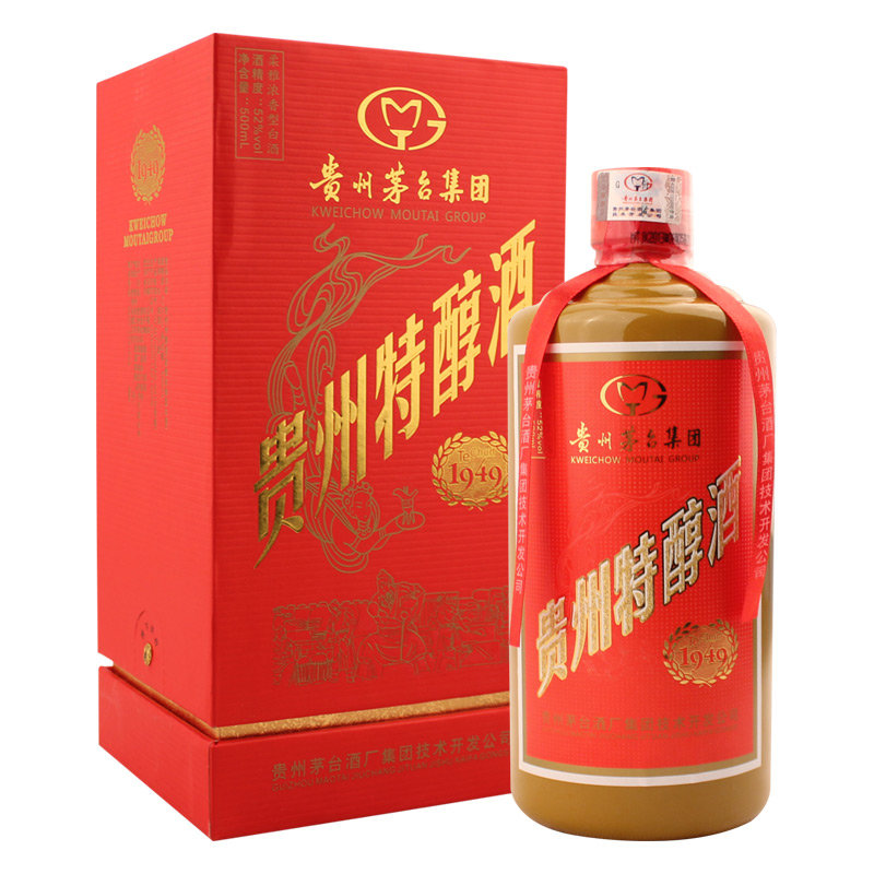 白酒茅台集团 贵州特醇酒 1949红尊 52度500ml 浓香型白酒返回商品页