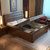 美姿蓝 床 实木床 中式胡桃木双人床1.8 1.5米高箱储物家具(普通款式 单床)