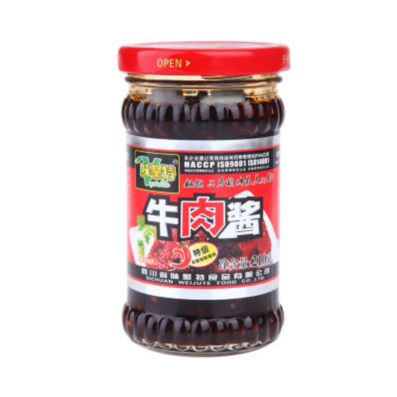 味聚特 牛肉酱 210g/瓶
