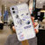 iPhone11手机壳苹果11promax镜头全包肤感壳XSMAX撞色按键插画卡通XR保护套(薰衣草灰 苹果11promax 6.5寸)