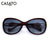 卡莎度(CASATO) 太阳镜时尚个性大框潮 防紫外线太阳镜 墨镜56124(珠光红)