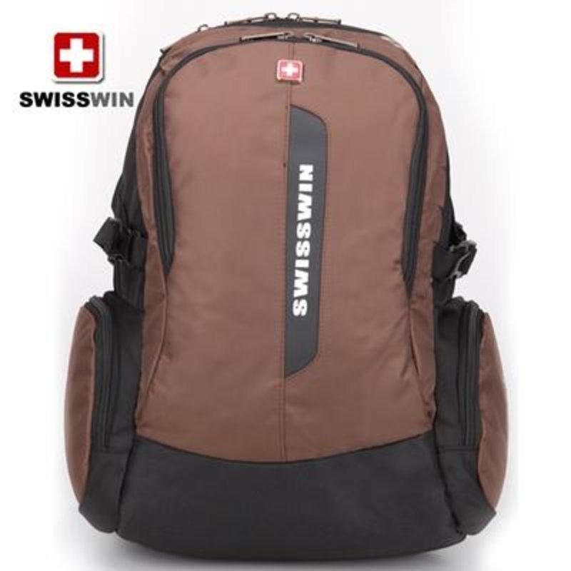 swisswin瑞士军刀双肩电脑背包时尚旅行背包学生书包男女生sw8351图片