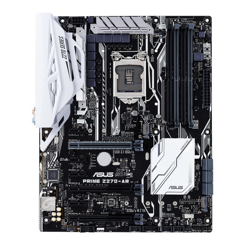 华硕(asus)prime z270-ar 主板 大师系列(intel z270/lga 1151)