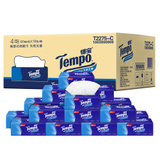 得宝(Tempo)软抽纸巾4层加厚90抽*18包箱装 厚实紧致  湿水不易破