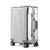 OSDY全镁铝合金拉杆箱金属万向轮旅行箱商务行李箱20寸登机箱(银色 19寸)