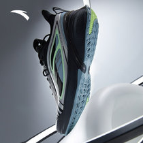 安踏C37 2.0软跑鞋跑步鞋子网面透气运动鞋42黑 国美超市甄选