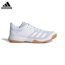 Adidas阿迪达斯春季新款羽毛球鞋男休闲运动鞋女轻便透气减震软底跑步鞋D97697(D97697白色 43)