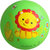 费雪玩具球 宝宝小皮球拍拍球22cm（绿色 赠送打气筒）F0516H2 国美超市甄选