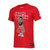 阿迪达斯男装 2016夏季新款篮球NBA图案运动休闲短袖T恤AY0220 AY0221 AY0223(红色 2XL)