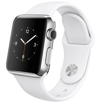 Apple Watch MJ302CH/A（38 毫米不锈钢表壳搭配白色运动型表带）